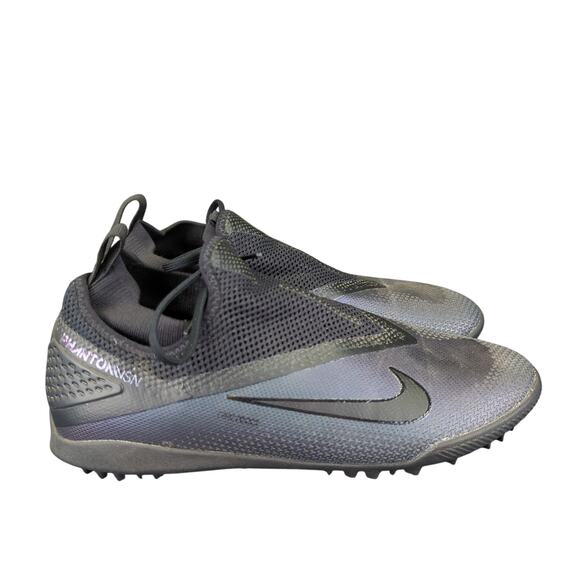 Nike Phantom SN Vision 2 Pro Black Turf Soccer Spikes Cleats Shoe Men 6.5 CD4174 - Picture 1 of 8